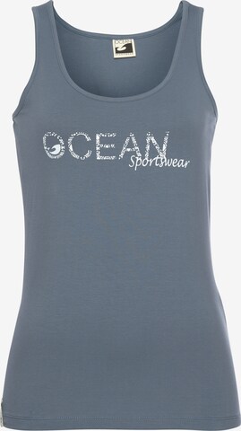 OCEAN SPORTSWEAR Sports Top in Grey