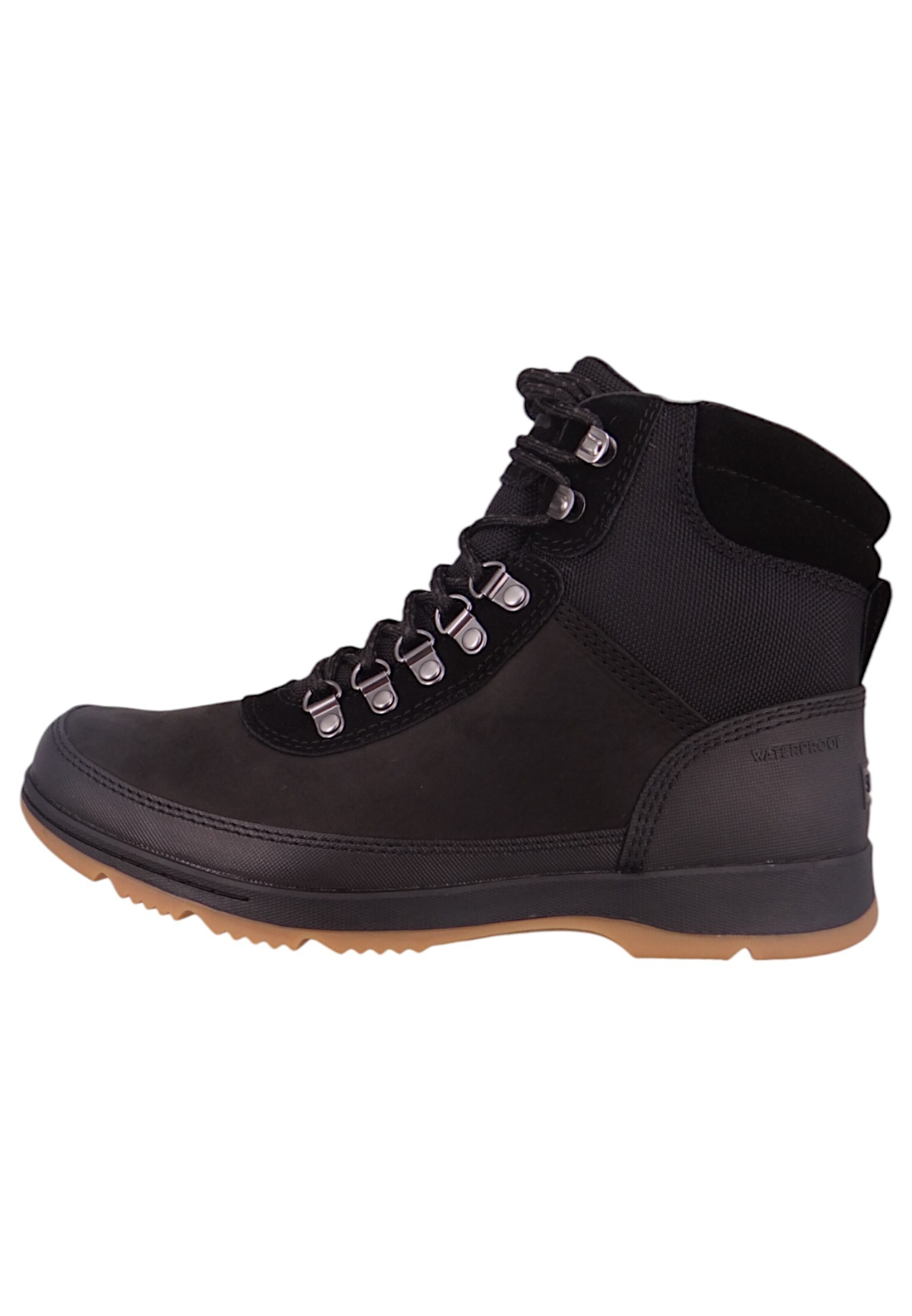 Bottes à lacets SOREL en noir : devant