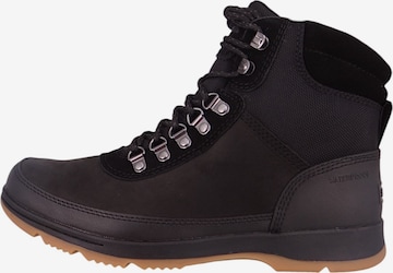 SOREL - Bota com atacadores em preto: frente