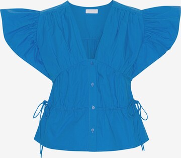 2NDDAY Blouse 'Ciel' in Blue: front