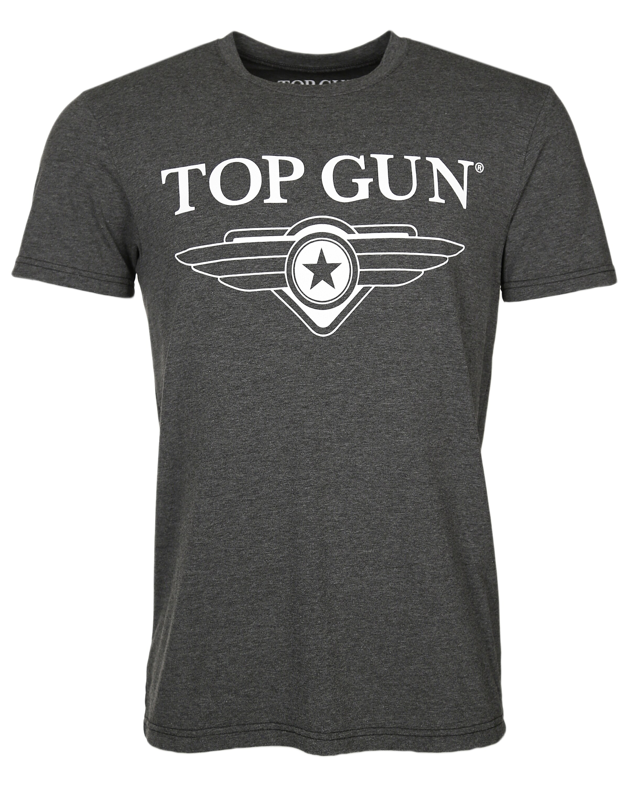 TOP GUN Shirt in Grey: front