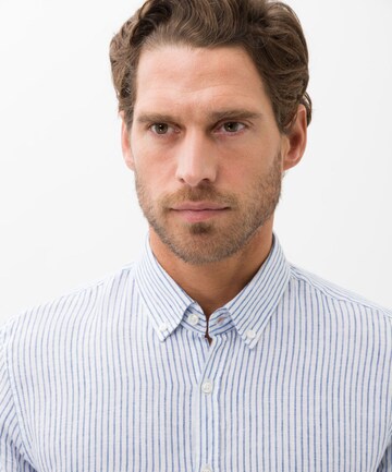 BRAX Regular fit Button Up Shirt 'Daniel' in Blue