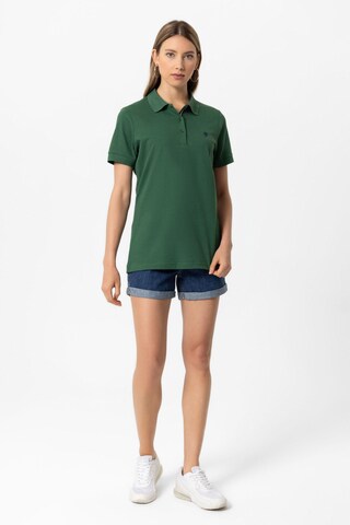 DENIM CULTURE Μπλουζάκι 'LEONA' σε πράσινο