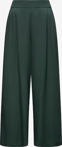 Ragwear Pleat-Front Pants in Green: front
