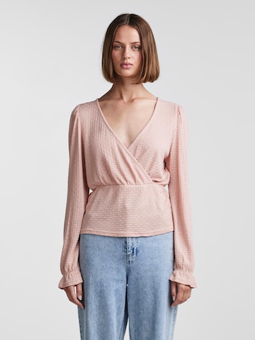 PIECES Blouse 'JUNE' in Pink: front