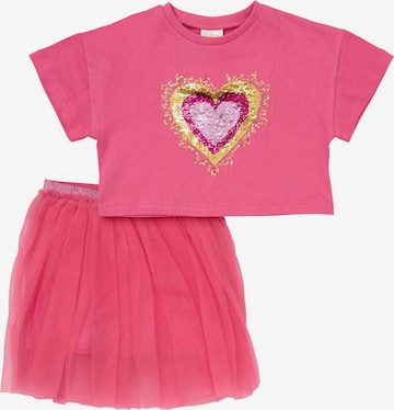 Miss Set 'Herz' in Pink: front