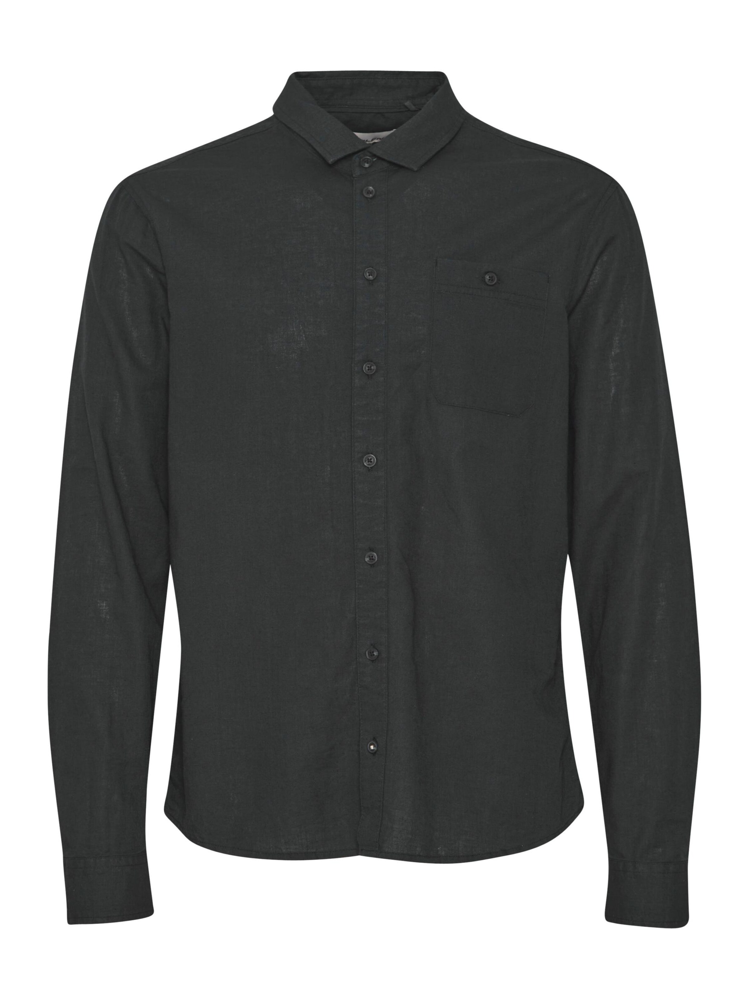 BLEND Hemd in Schwarz: Vorderseite