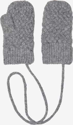 KIDS MINI GIRL Gloves 'Mille' in Grey: front