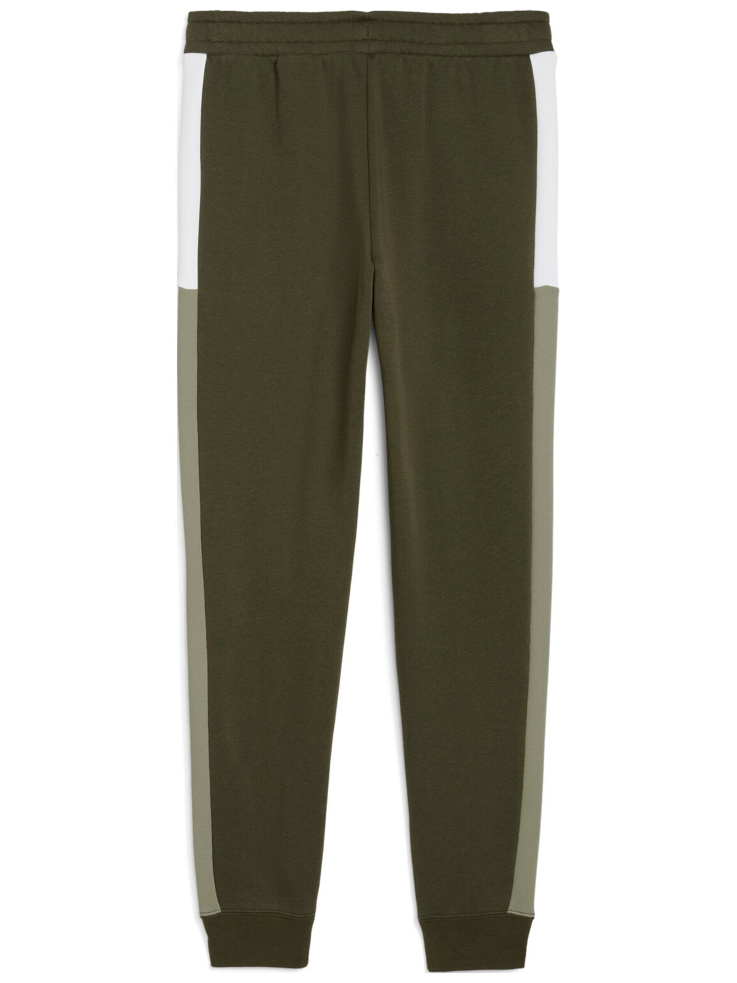 PUMA - regular Pantalón deportivo 'Puma Ess Block Sweatpants' en verde