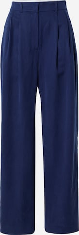 Wide Leg Pantalon à pince ESPRIT en bleu : devant