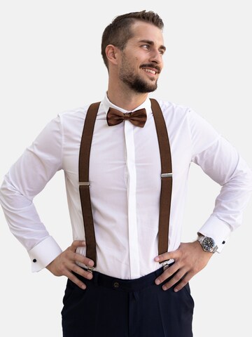 Massi Morino Suspenders in Brown