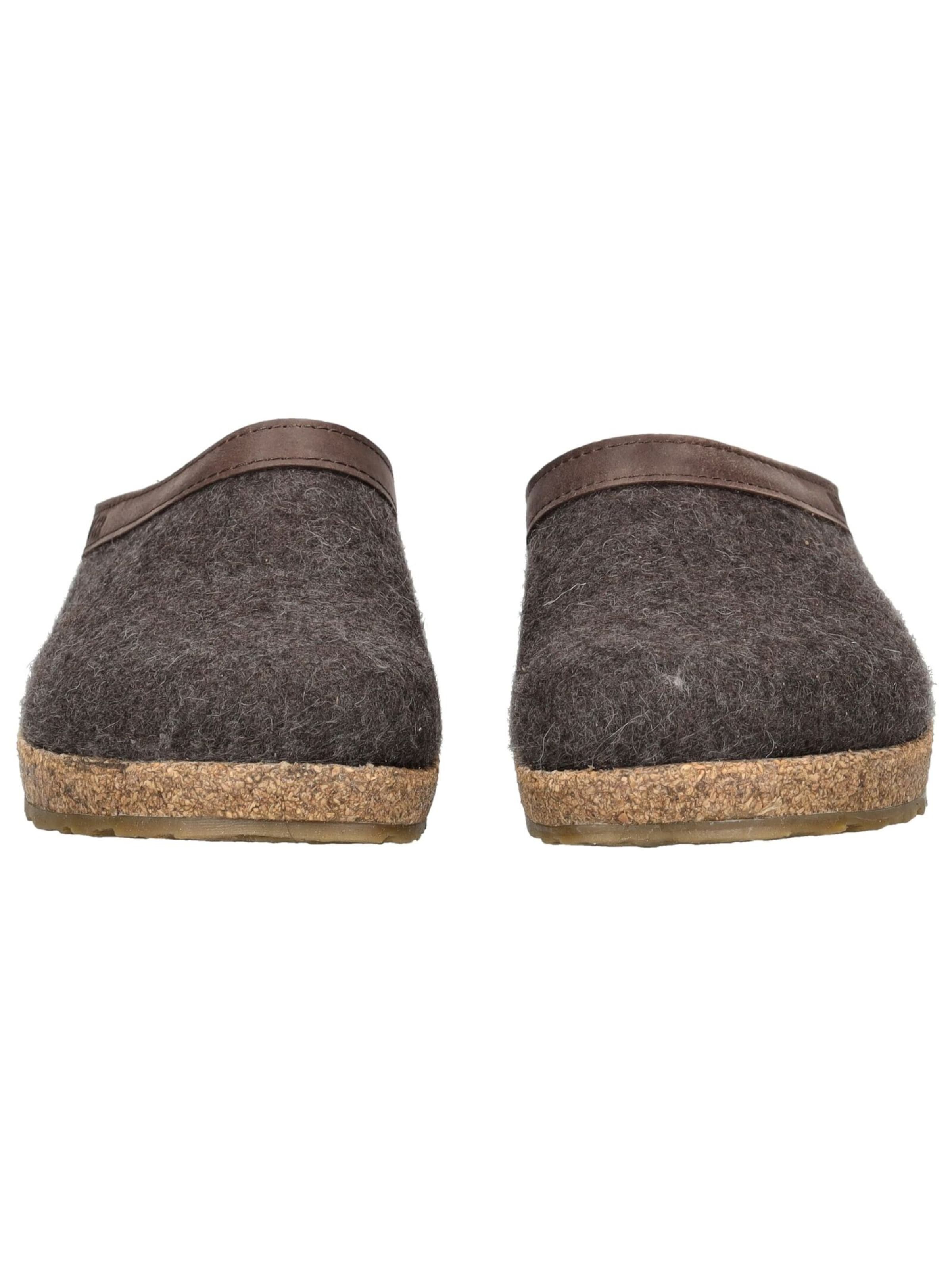 HAFLINGER Slippers 'Torben' in Brown