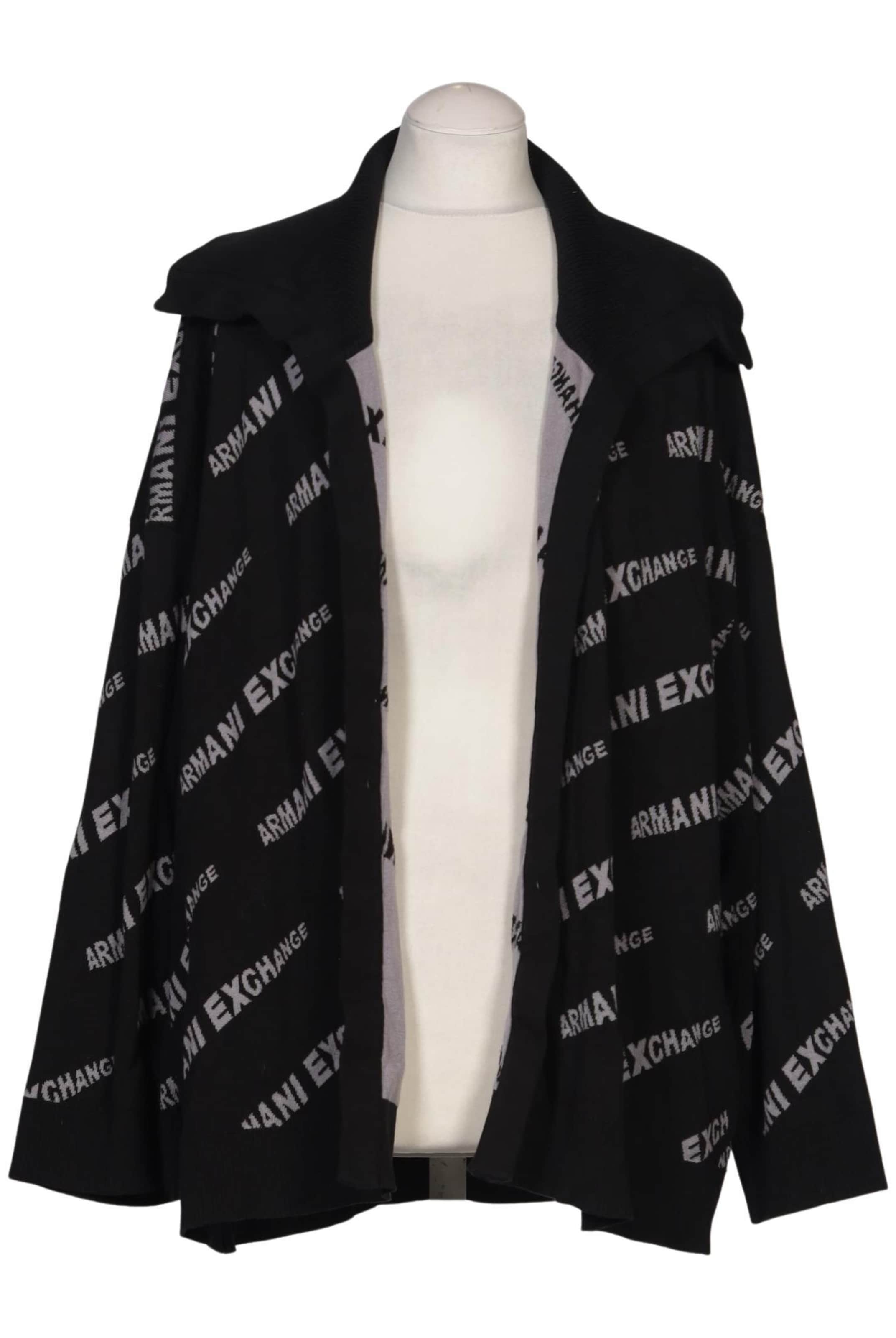 ARMANI EXCHANGE Strickjacke L in Schwarz: Vorderseite