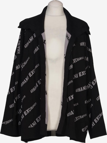 ARMANI EXCHANGE Strickjacke L in Schwarz: Vorderseite