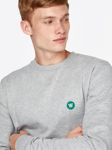 WOOD WOOD Sweatshirt 'Tey' in Grey