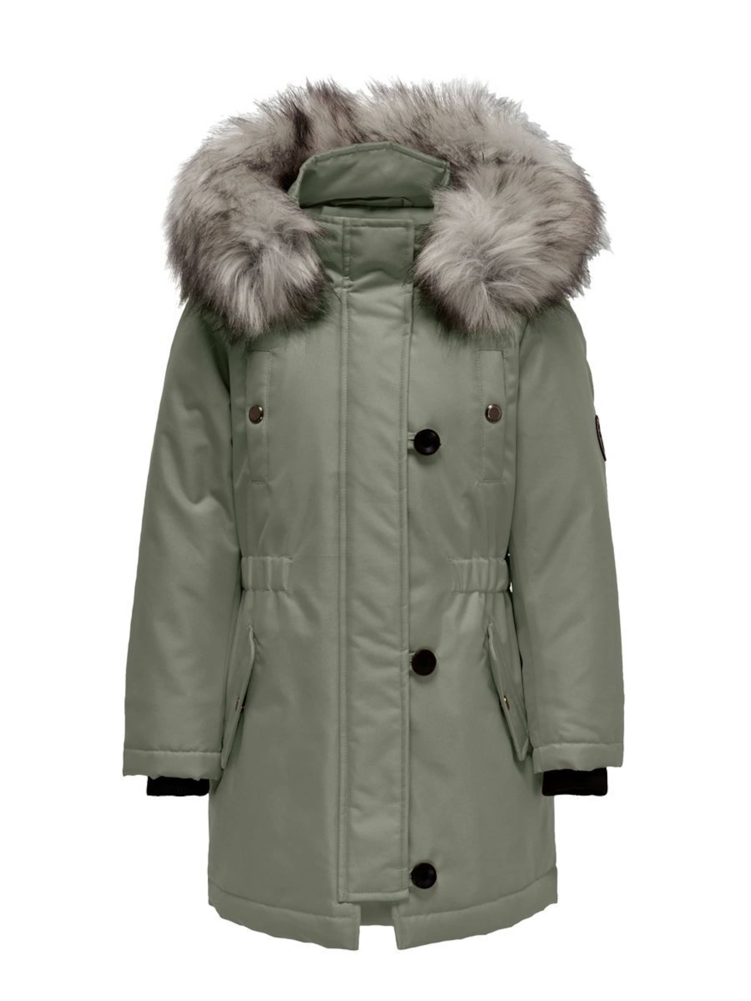 ONLY GIRLS Vinterjakke i grøn: forside