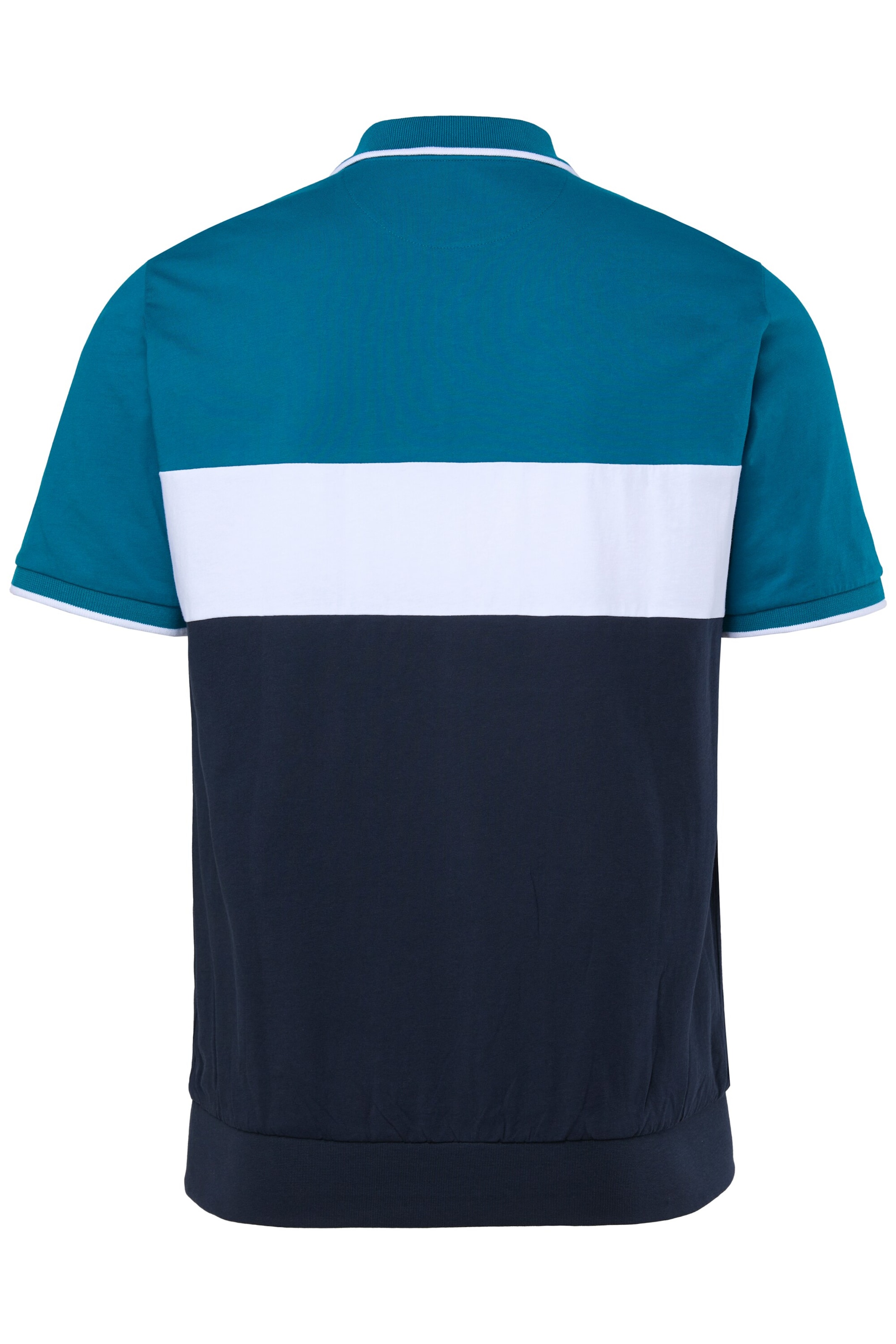 Men Plus Poloshirt in Blau