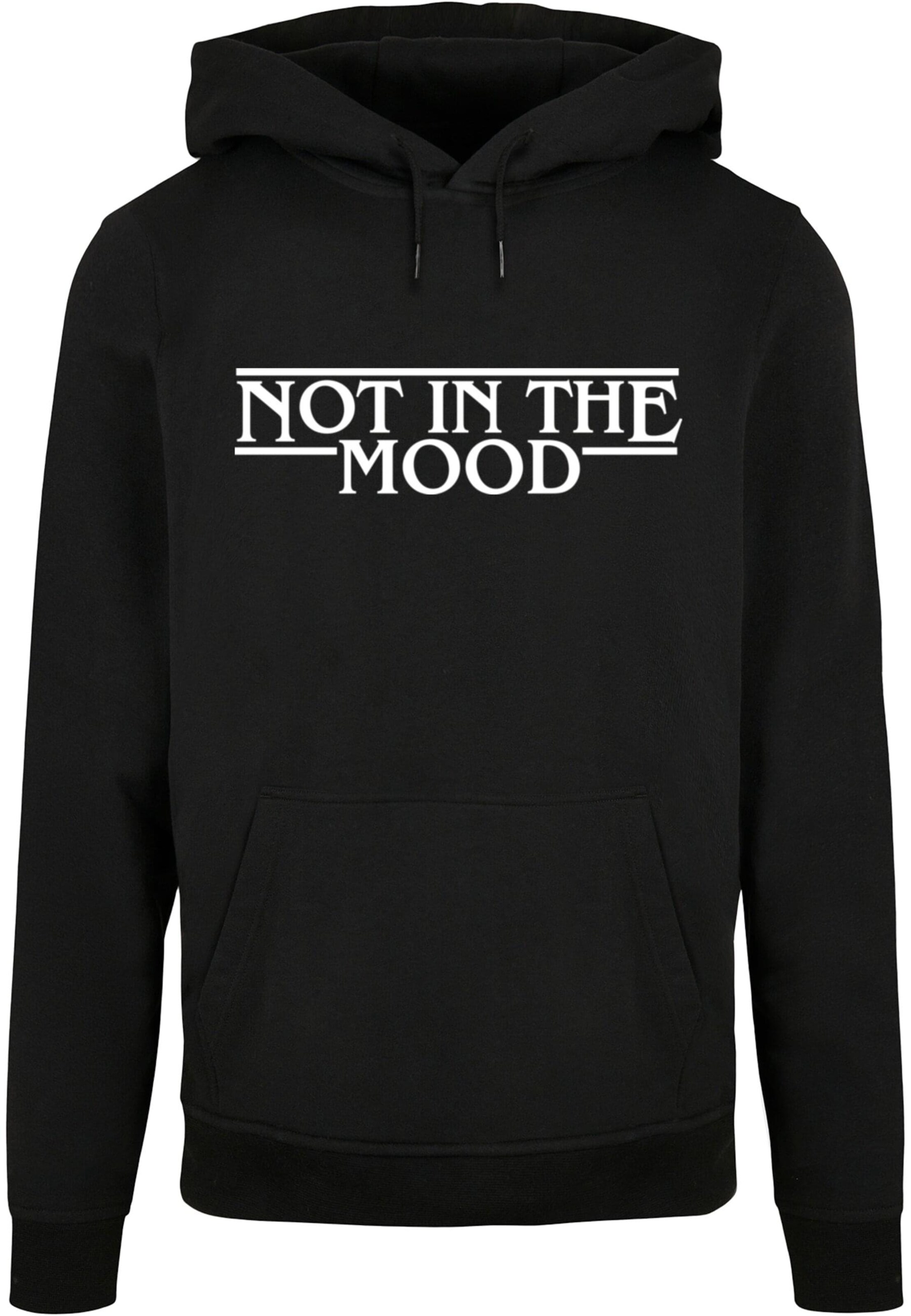 Merchcode Sweatshirt 'NITM - Stranger Mood' in Black: front
