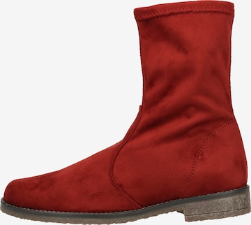 Boots Rapisardi en rouge : devant