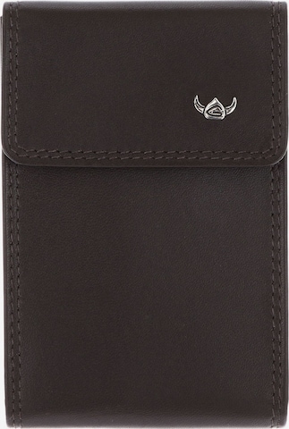 Porte-monnaies 'Polo' GOLDEN HEAD en marron : devant