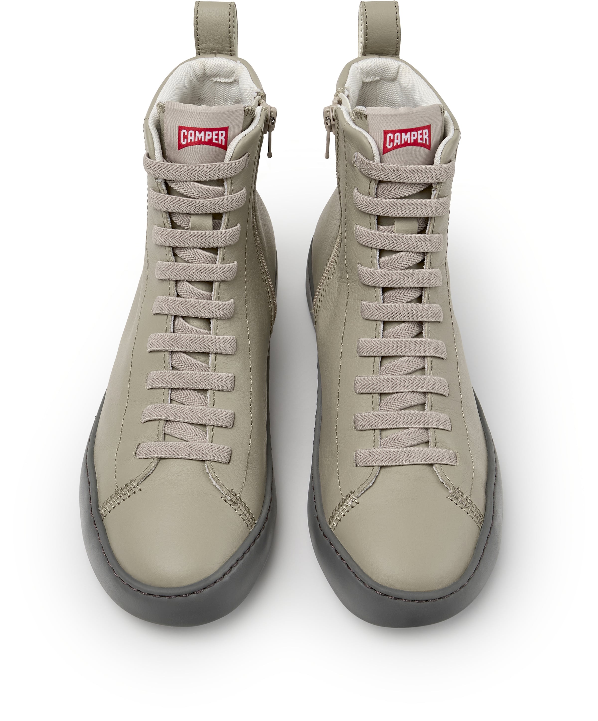 CAMPER Schnürstiefelette ' Peu Touring ' in Beige