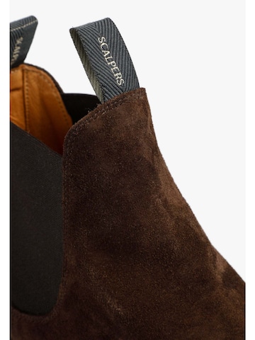 Scalpers Ботинки челси 'Lupin' в Коричневый