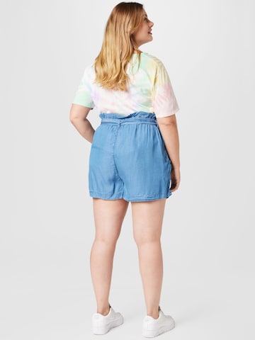 ABOUT YOU Curvy Regular Shorts 'Jella' in Blau