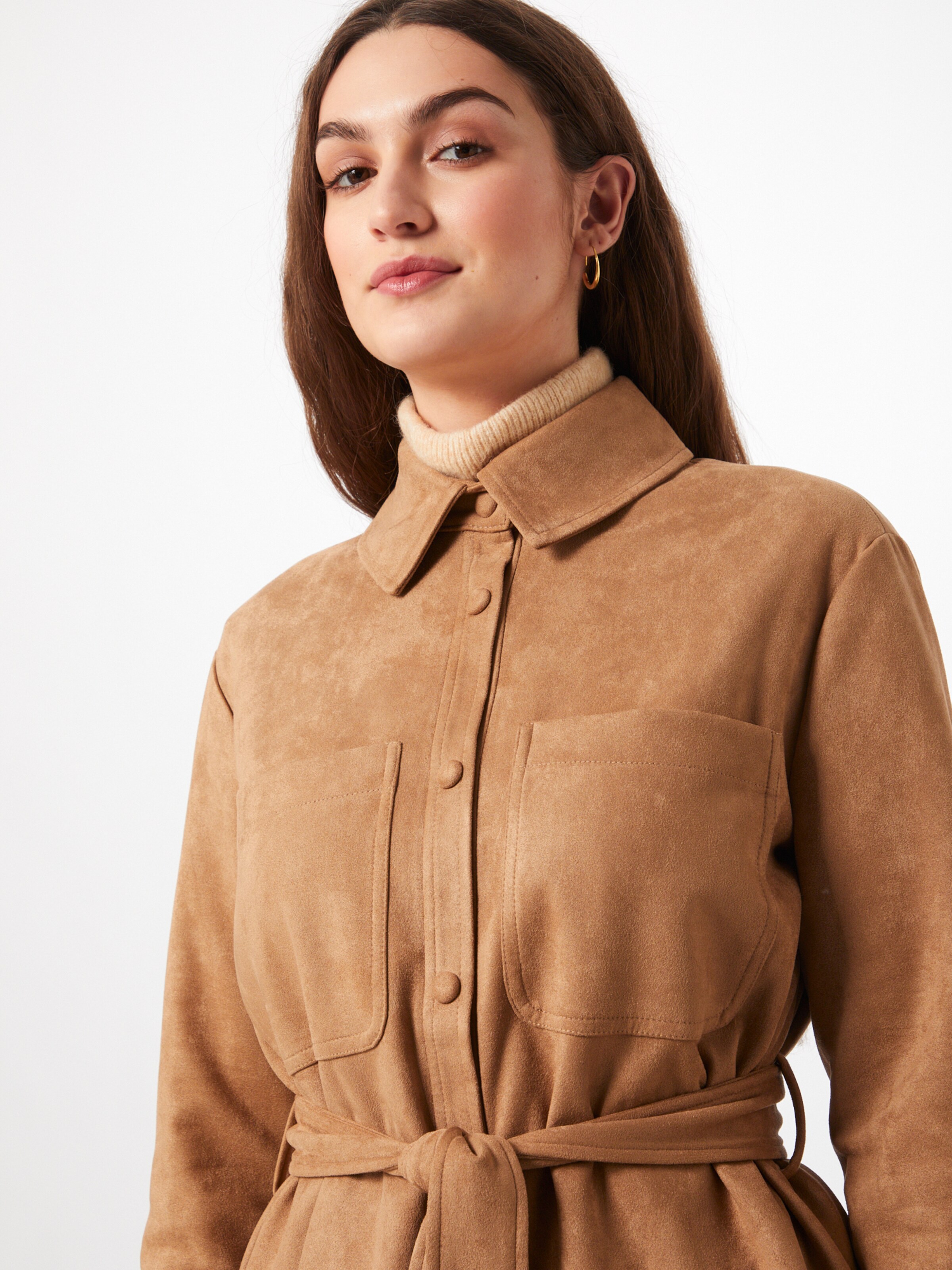 Frauen Jacken VERO MODA Jacke in Braun - ZA04338 Frauen Jacken VERO MODA Jacke in Braun - ZA04338