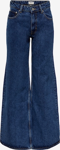 Wide Leg Jean 'Chris' ONLY en bleu : devant