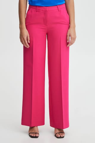 ICHI Loose fit Pants 'Lexi' in Pink: front