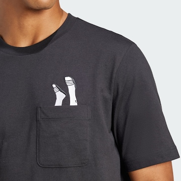 ADIDAS SPORTSWEAR Performance shirt 'Lounge Slides' in Black