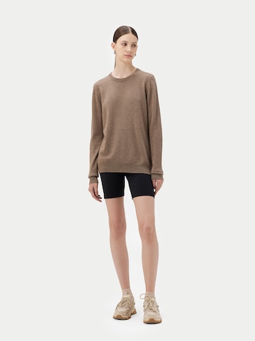 GOBI Cashmere - Jersey 'Women's Essential Cashmere Crewneck Sweater' en gris
