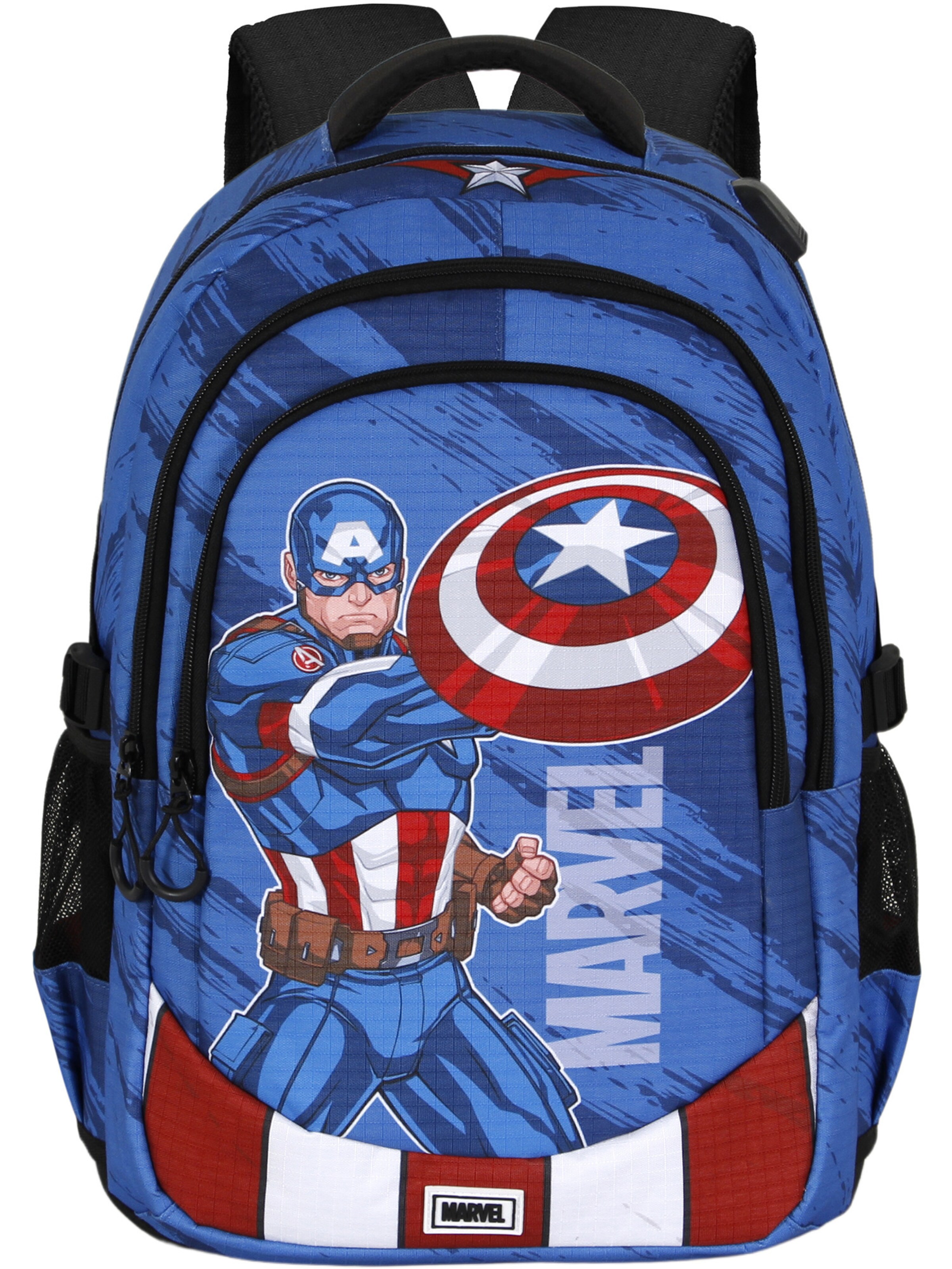 Sac à dos 'Captain America Gears-PLUS Running' marvel en bleu
