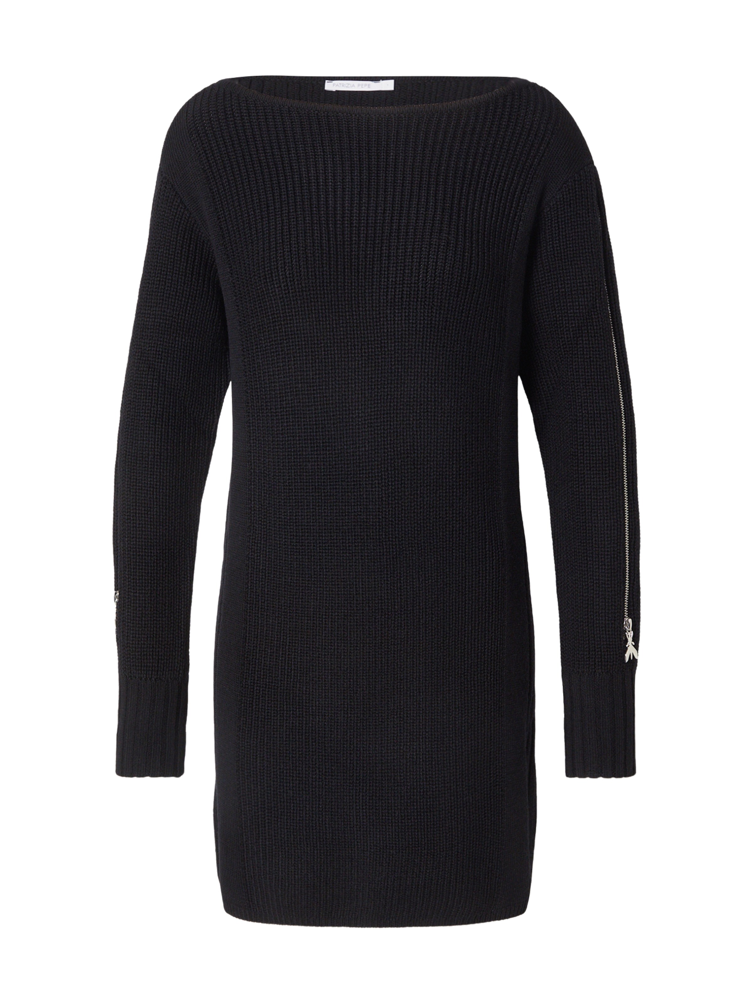 Abito in maglia di PATRIZIA PEPE in nero: frontale