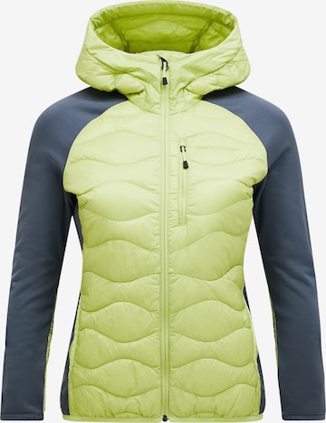 Veste outdoor PEAK PERFORMANCE en vert : devant