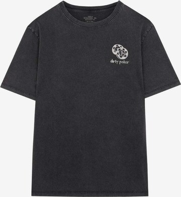 Scalpers T-Shirt 'Poker' in Grau: predná strana