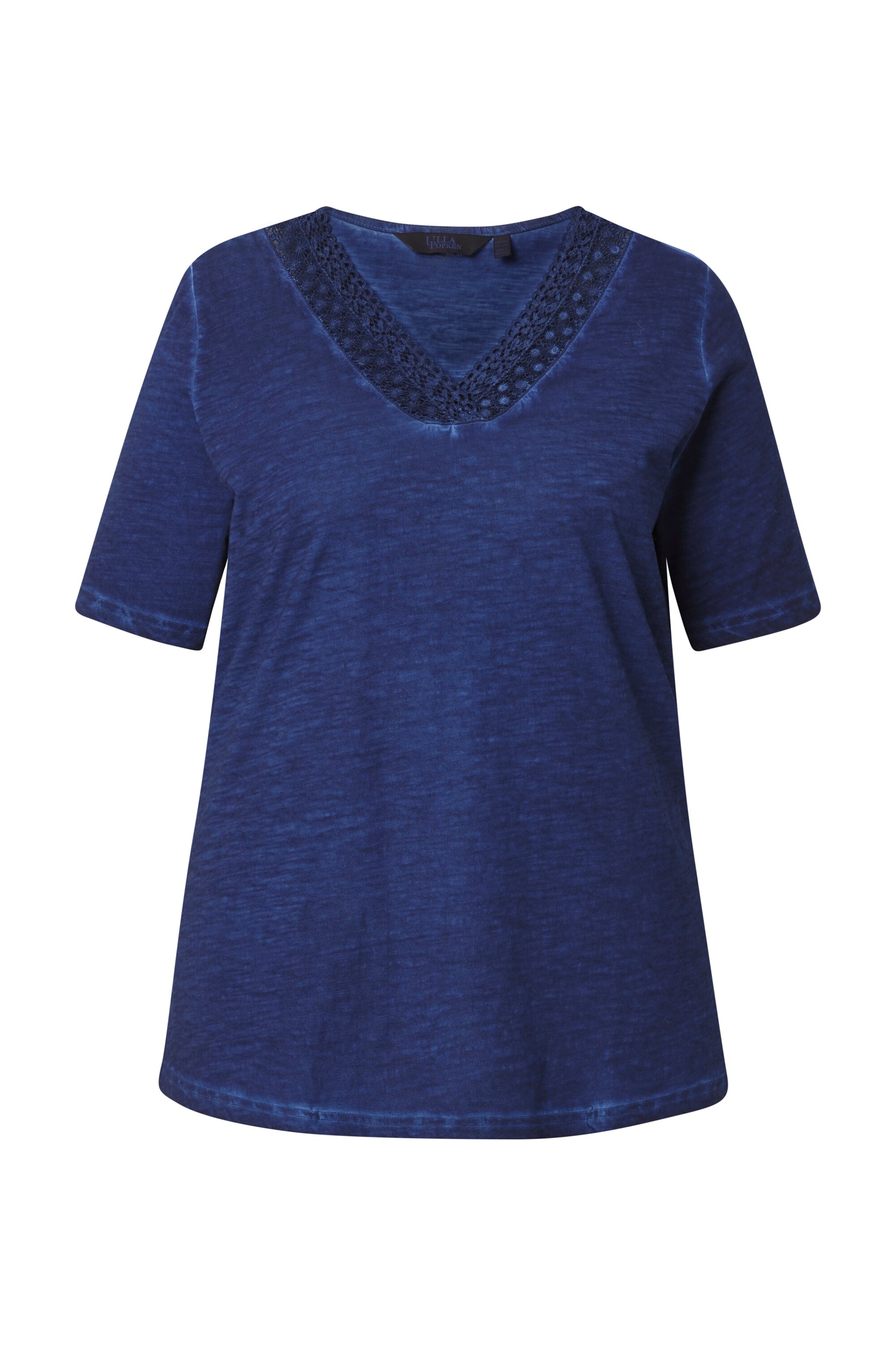 Ulla Popken Shirt in Blauw: voorkant