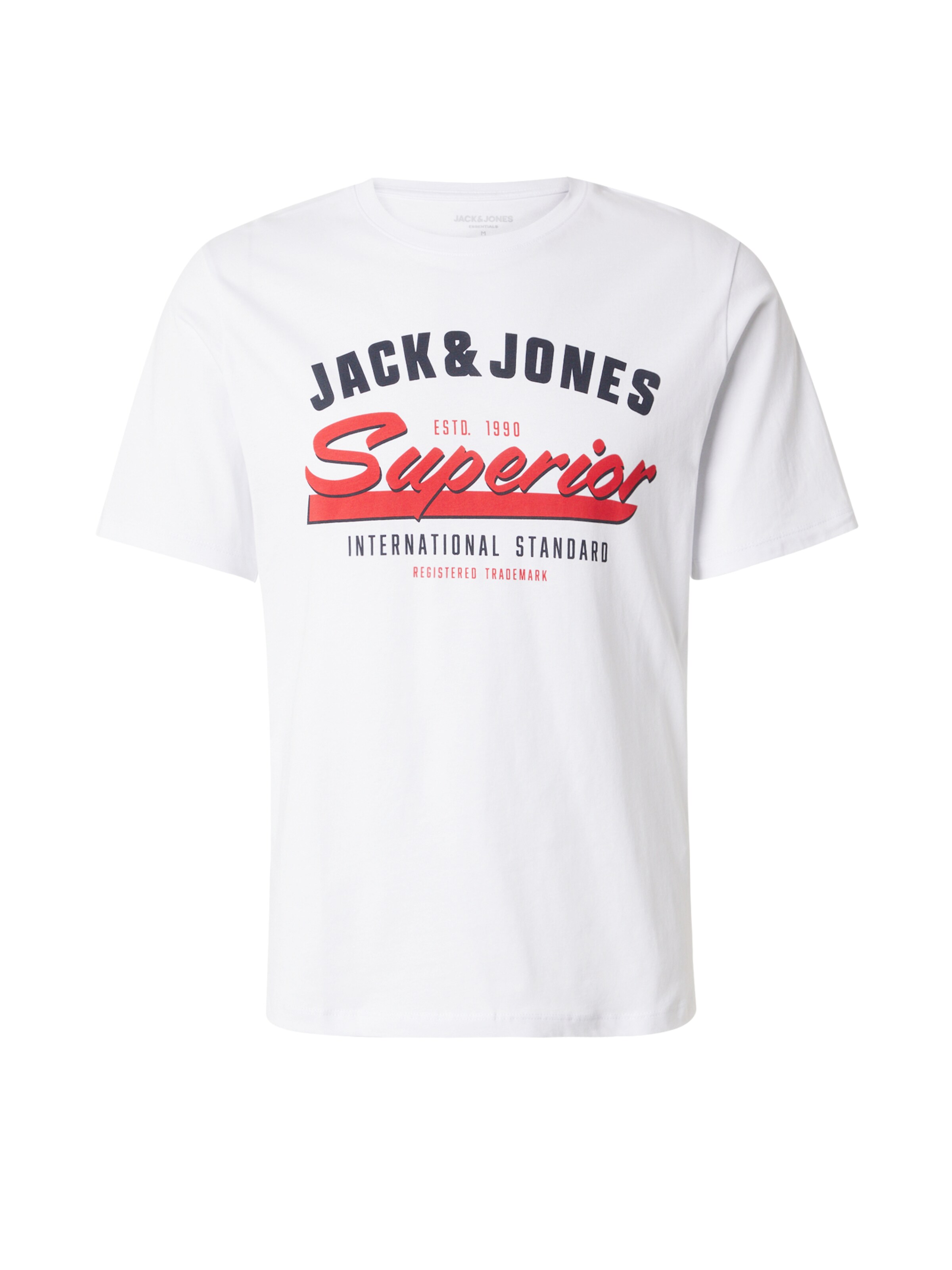 JACK & JONES Särk, värv valge: eest vaates