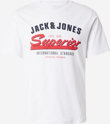 JACK & JONES T-Shirt in Weiß: Vorderseite