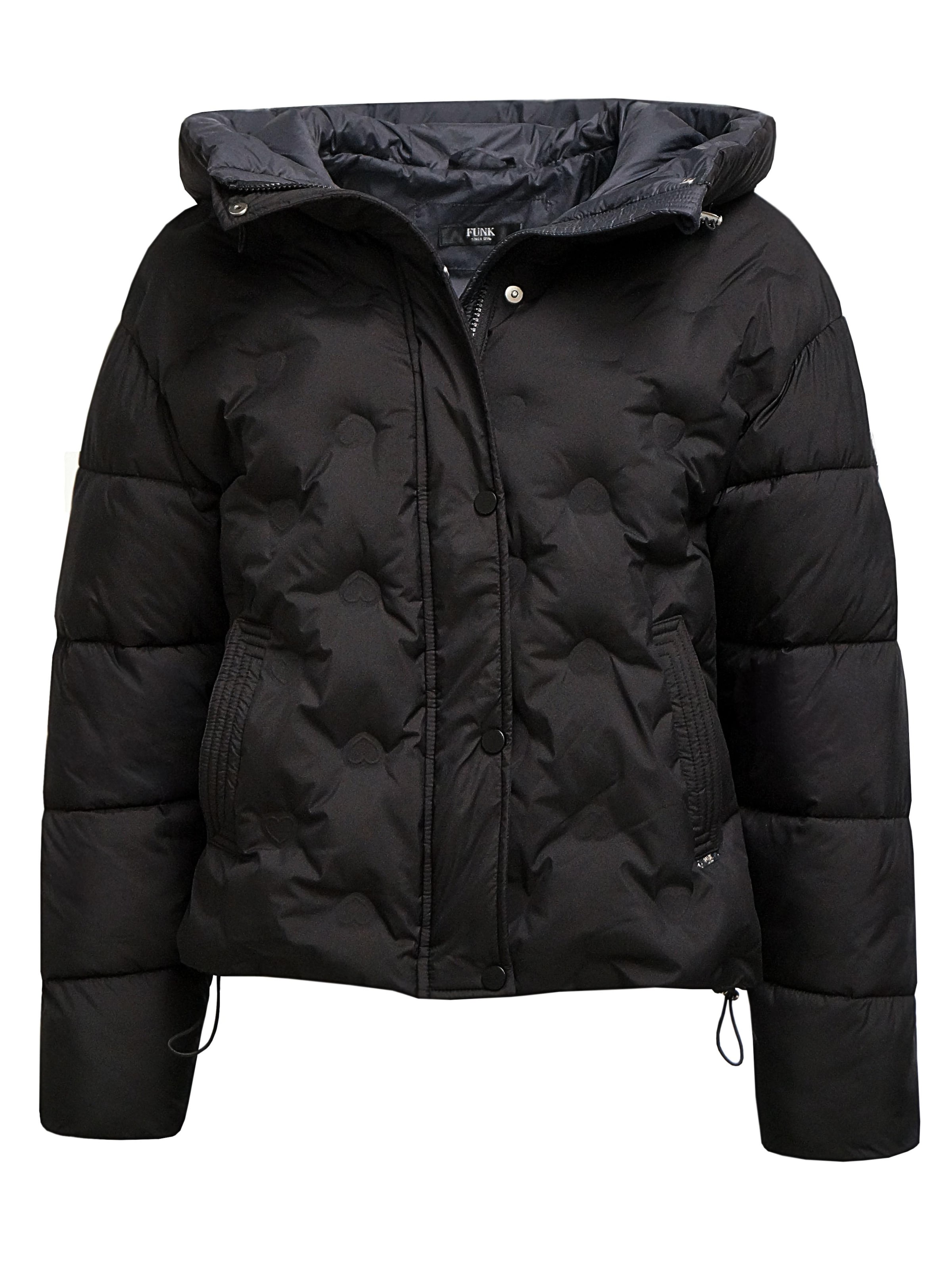 Funk since 1776 Winterjacke‌‌‌‌ in Schwarz: Vorderseite