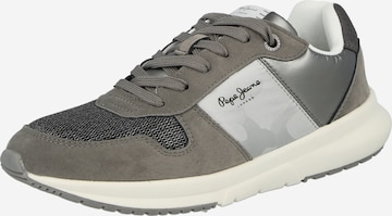 Baskets basses 'Saffron' Pepe Jeans en gris : devant