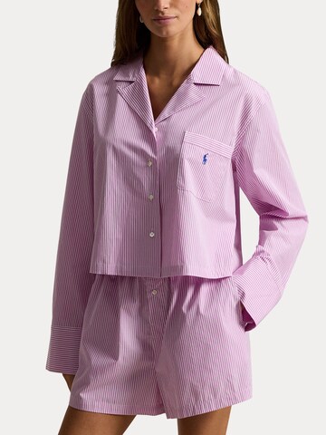 Pyjama ' Shirting Stripes ' Polo Ralph Lauren en rose