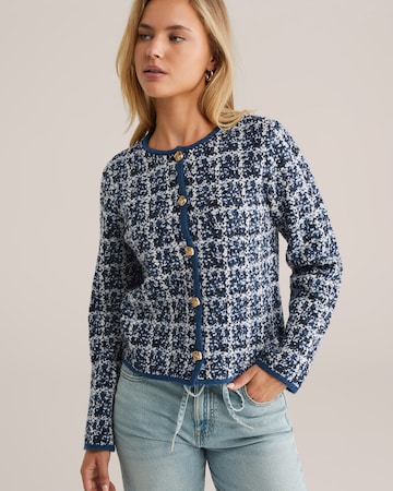 WE Fashion Cardigan i blå: forside