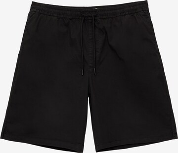 Pull&Bear Loosefit Shorts in Schwarz: predná strana