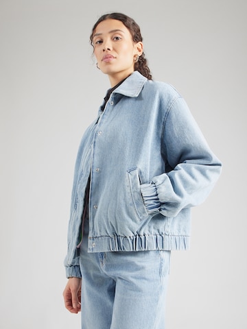 Veste mi-saison 'DENIMA' NÜMPH en bleu : devant