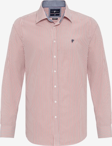 DENIM CULTURE Regular fit Overhemd 'Gordon' in Rood: voorkant