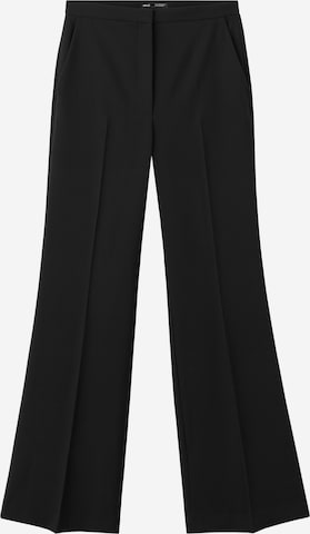 MANGO Bootcut Suorat housut 'IGUANA' värissä musta: etupuoli