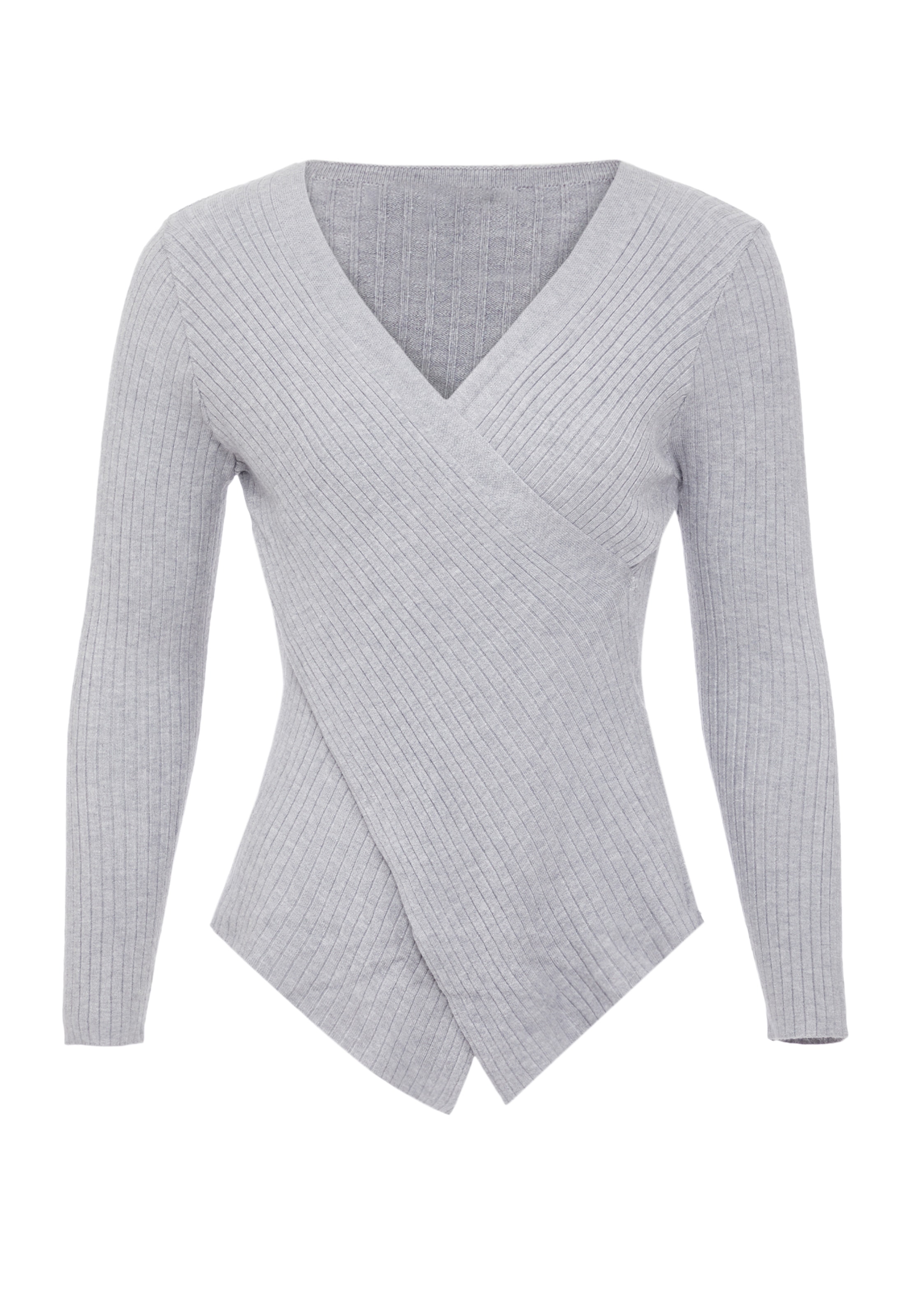 EUCALY Sweater in Grey: front