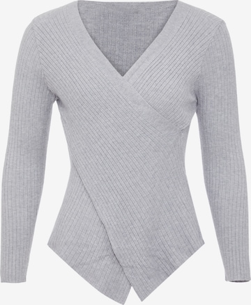 EUCALY Sweater in Grey: front