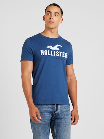 HOLLISTER - Camiseta en azul: frente